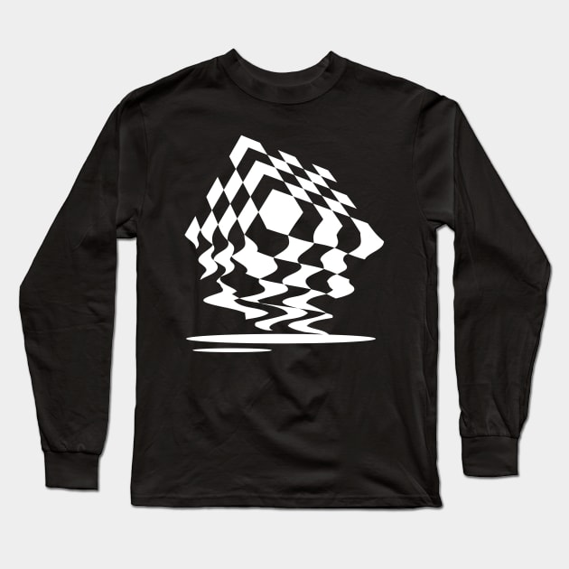 melting cube Long Sleeve T-Shirt by lkn